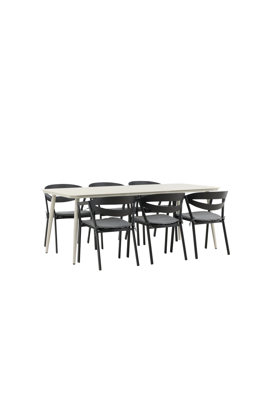 Lina Rektangulær Spisegruppe 