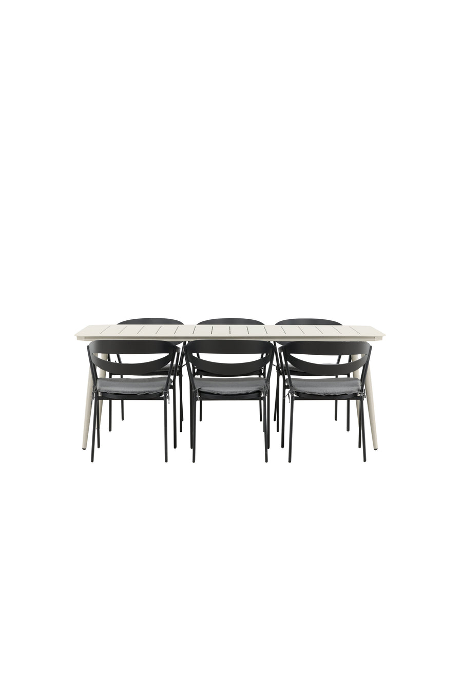 Lina Rektangulær Spisegruppe 