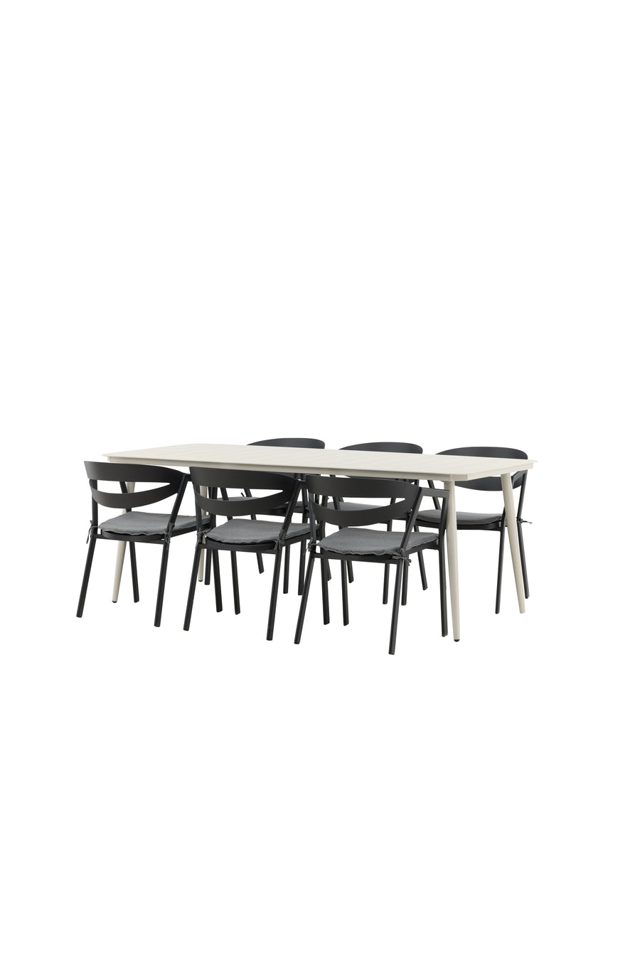 Lina Rektangulær Spisegruppe 