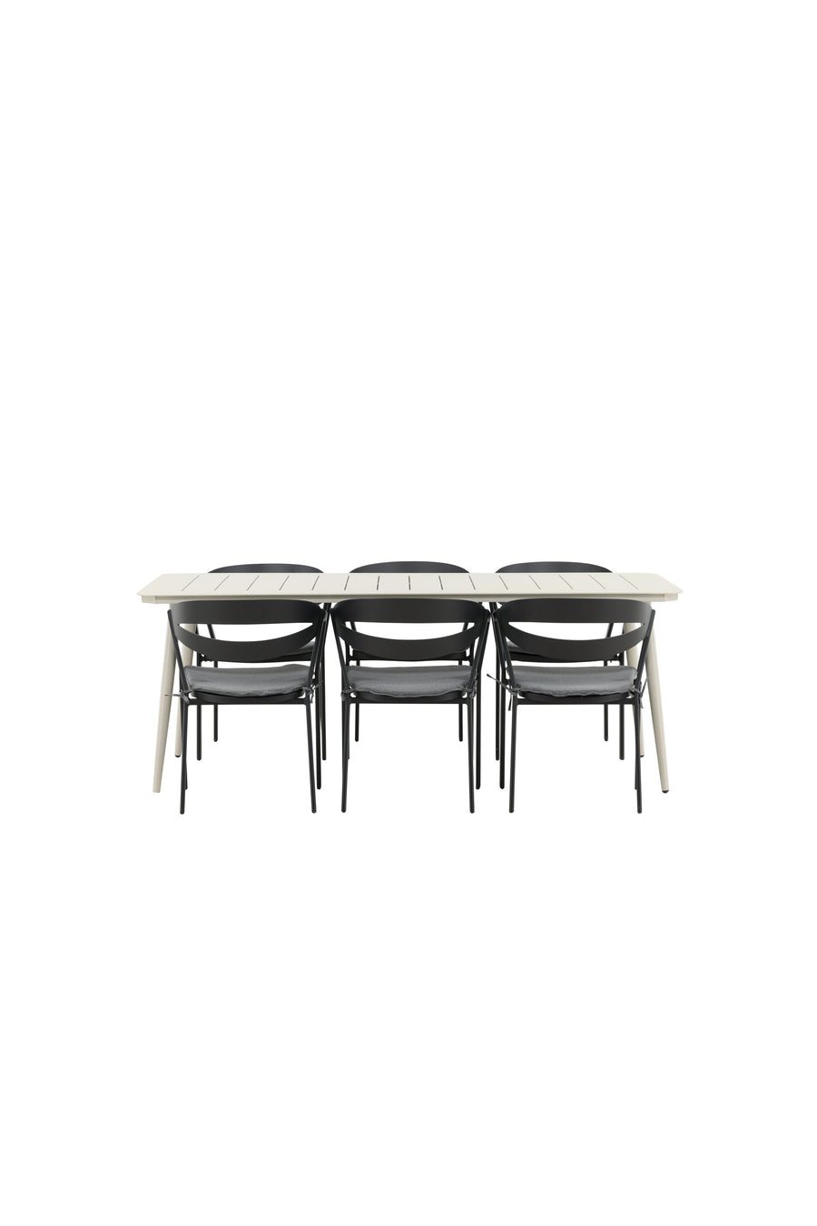 Lina Rektangulær Spisegruppe 