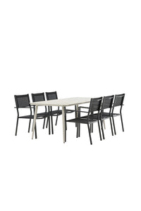 Lina Rektangulær Spisegruppe 