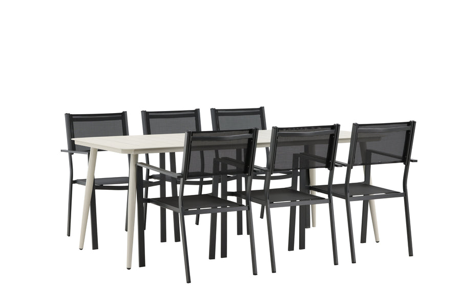 Lina Rektangulær Spisegruppe 