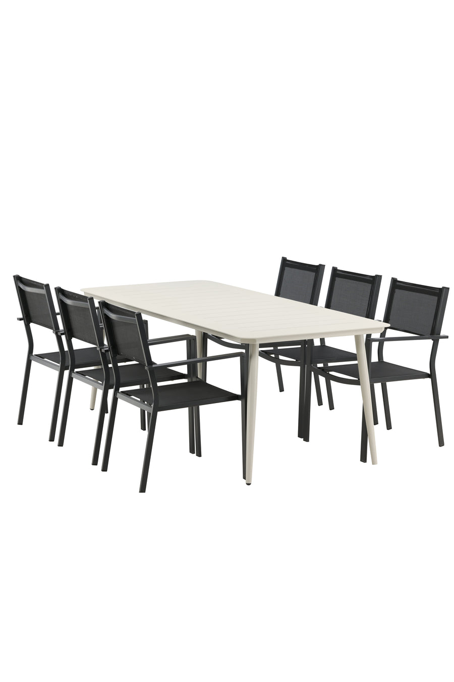 Lina Rektangulær Spisegruppe 