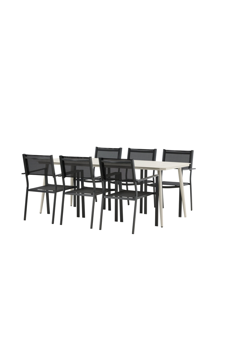 Lina Rektangulær Spisegruppe 