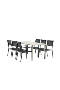Lina Rektangulær Spisegruppe 