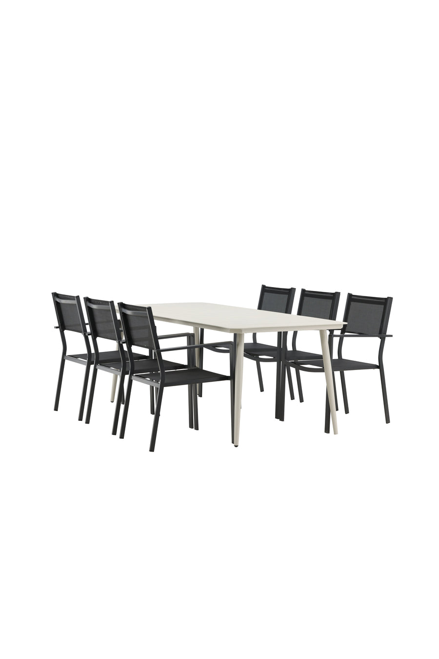 Lina Rektangulær Spisegruppe 