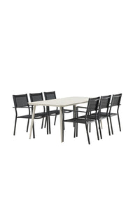 Lina Rektangulær Spisegruppe 