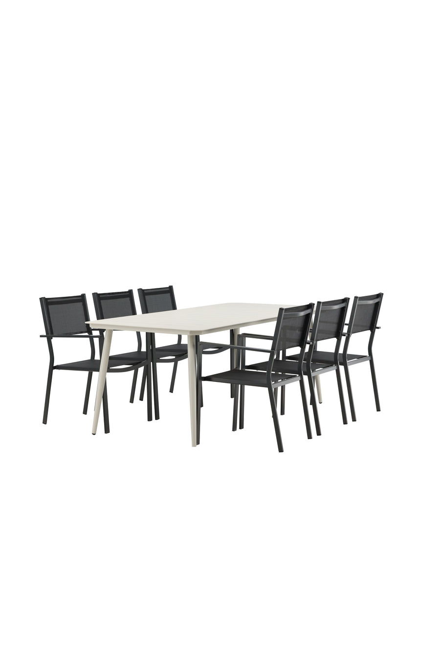 Lina Rektangulær Spisegruppe 