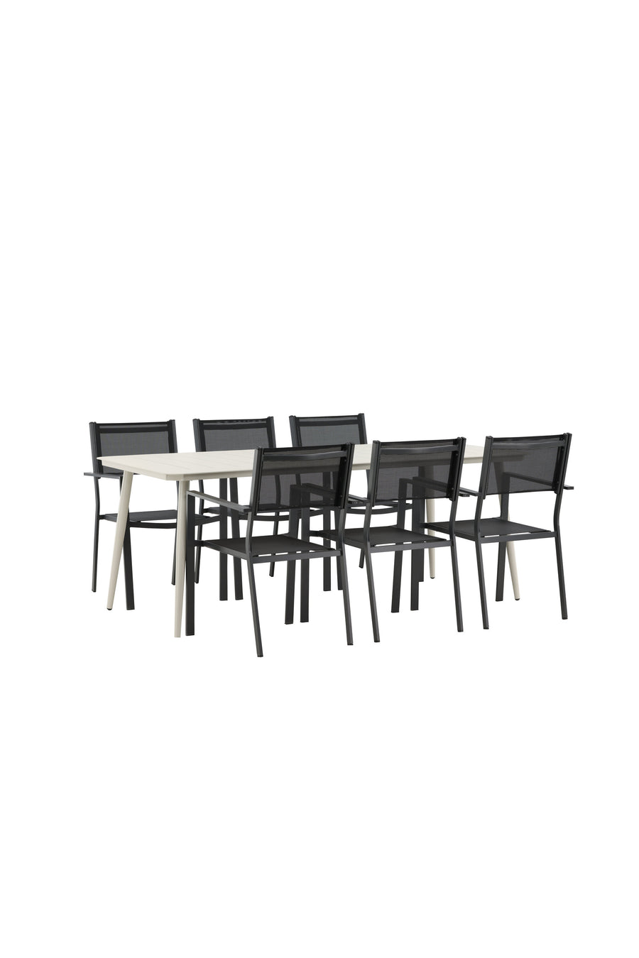 Lina Rektangulær Spisegruppe 