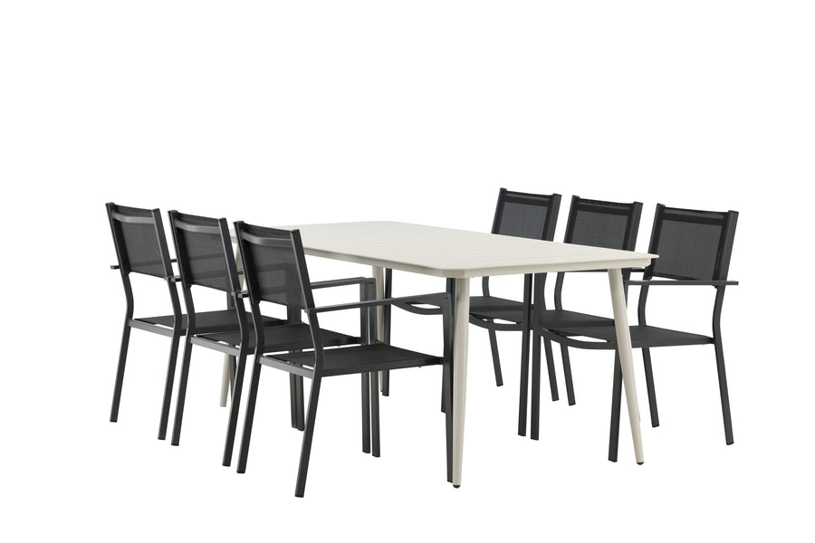 Lina Rektangulær Spisegruppe 