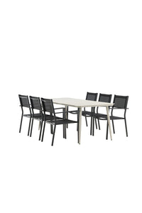 Lina Rektangulær Spisegruppe 