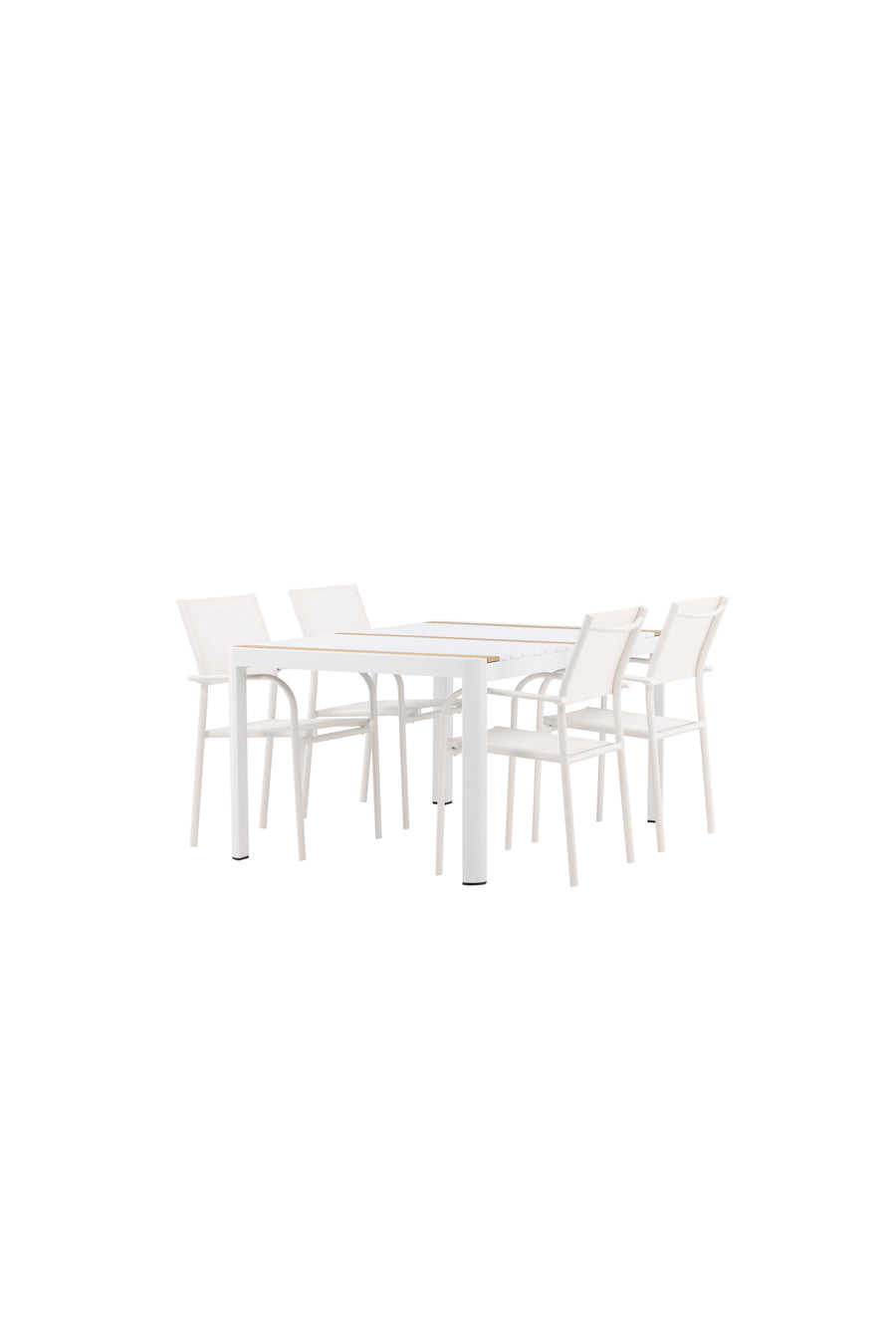 Spisebordet Togo med stolene Santorini 