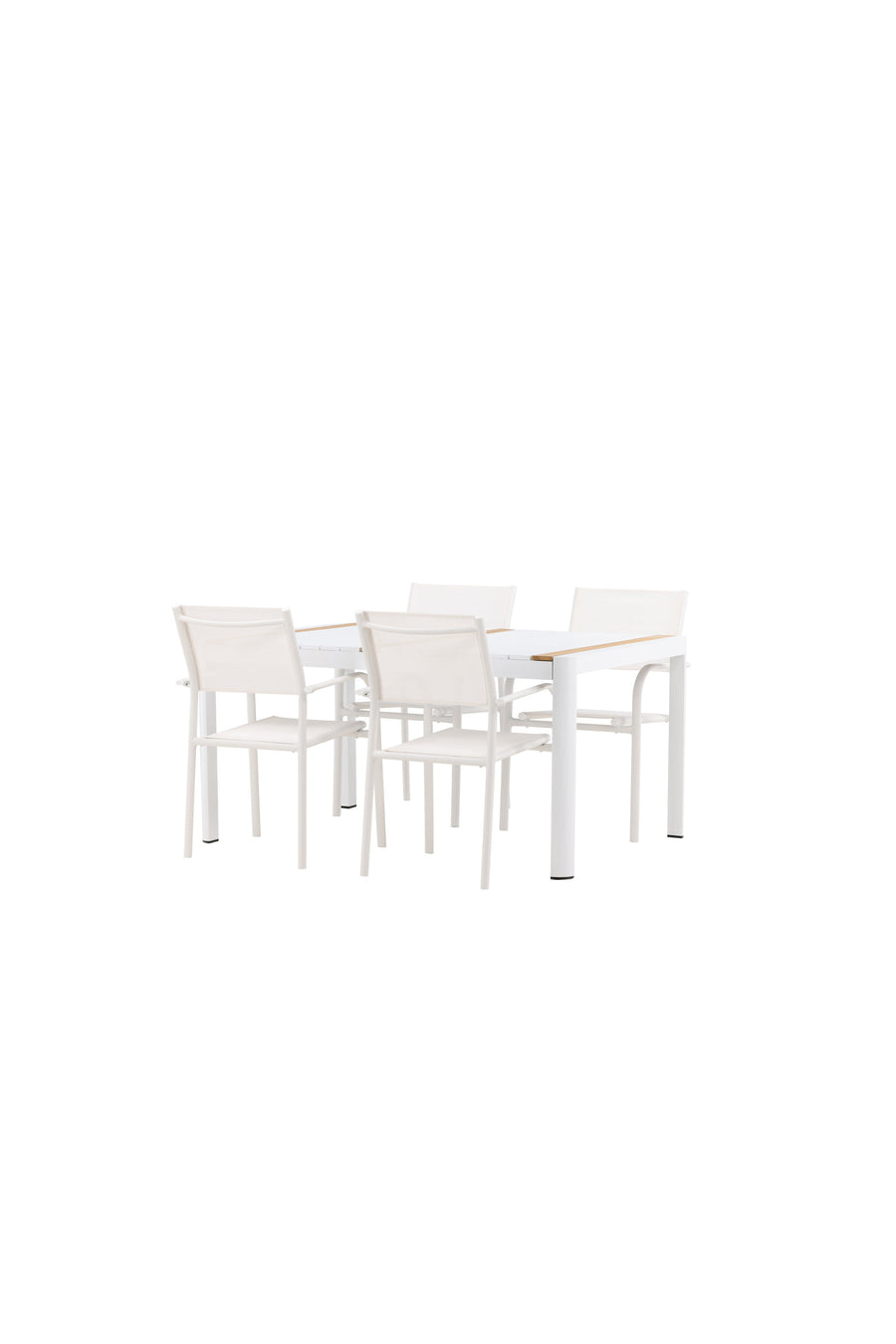 Spisebordet Togo med stolene Santorini 