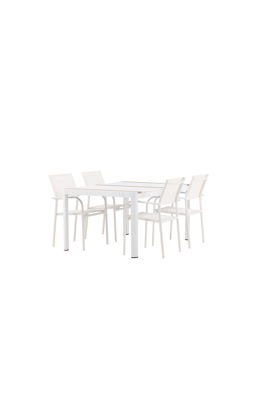Spisebordet Togo med stolene Santorini 