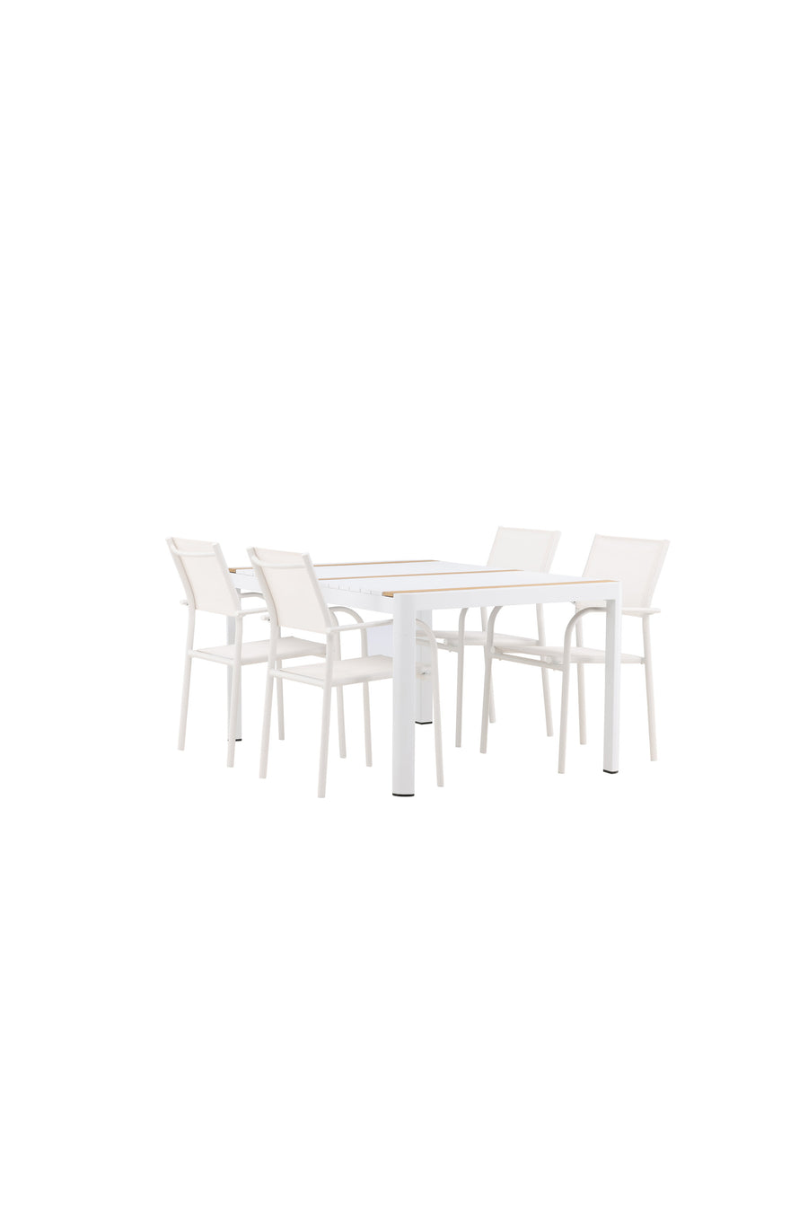 Spisebordet Togo med stolene Santorini 