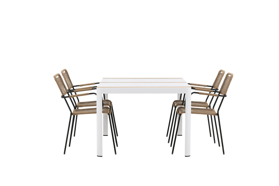 Togo Rektangulær Spisegruppe 