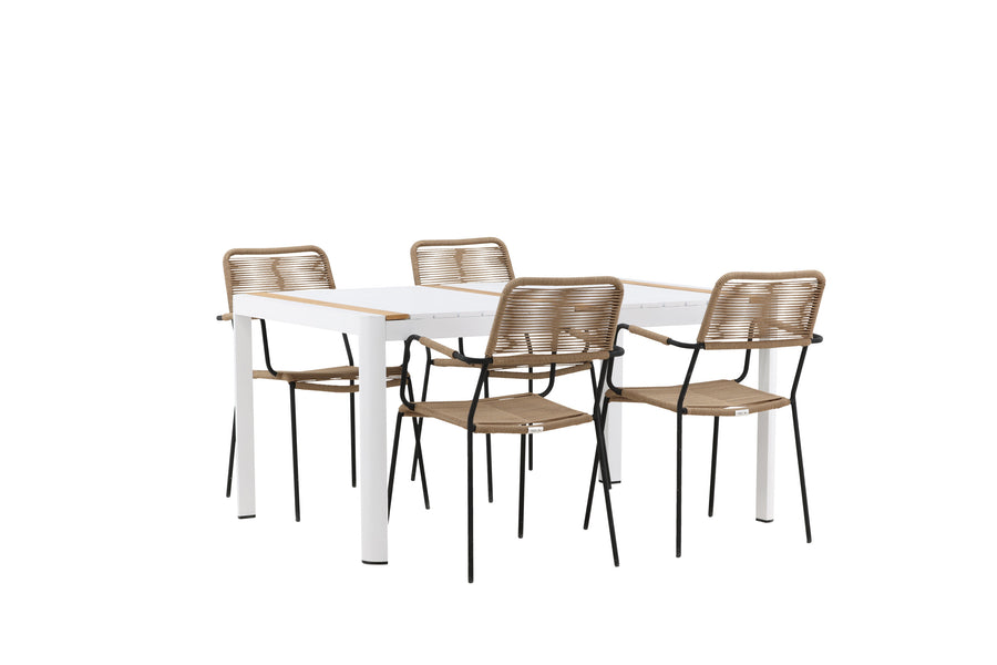 Togo Rektangulær Spisegruppe 