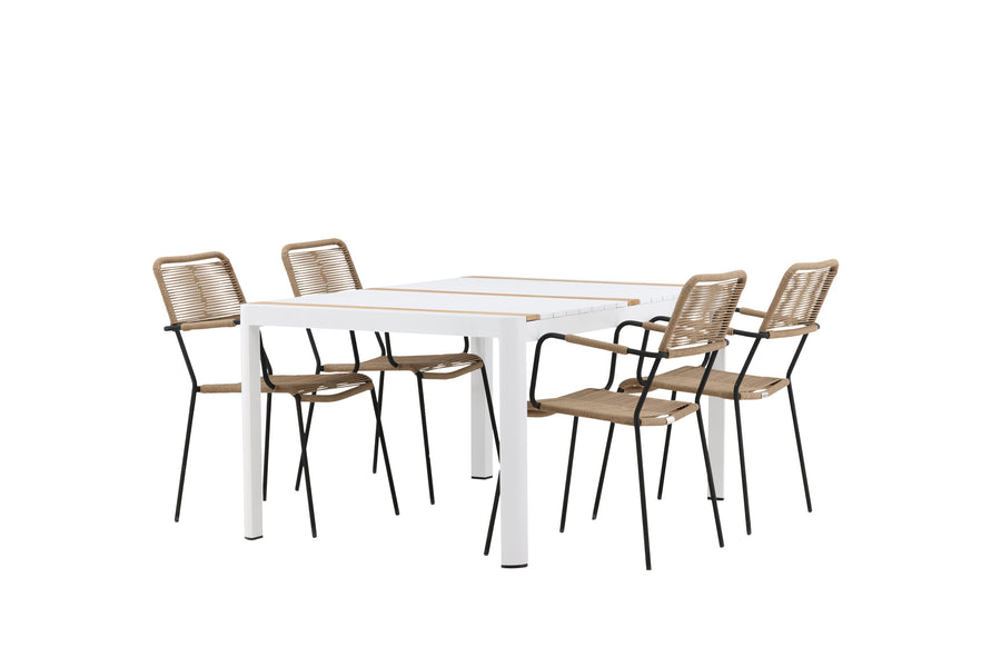 Togo Rektangulær Spisegruppe 