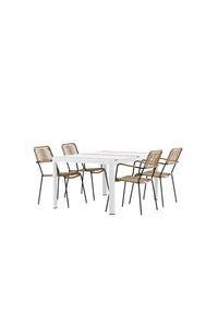 Togo Rektangulær Spisegruppe 