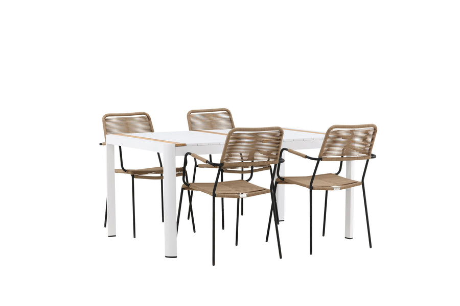 Togo Rektangulær Spisegruppe 
