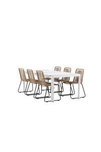 Togo Rektangulær Spisegruppe 