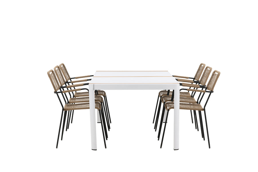 Togo Rektangulær Spisegruppe 