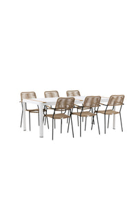 Togo Rektangulær Spisegruppe 