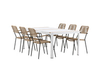 Togo Rektangulær Spisegruppe 