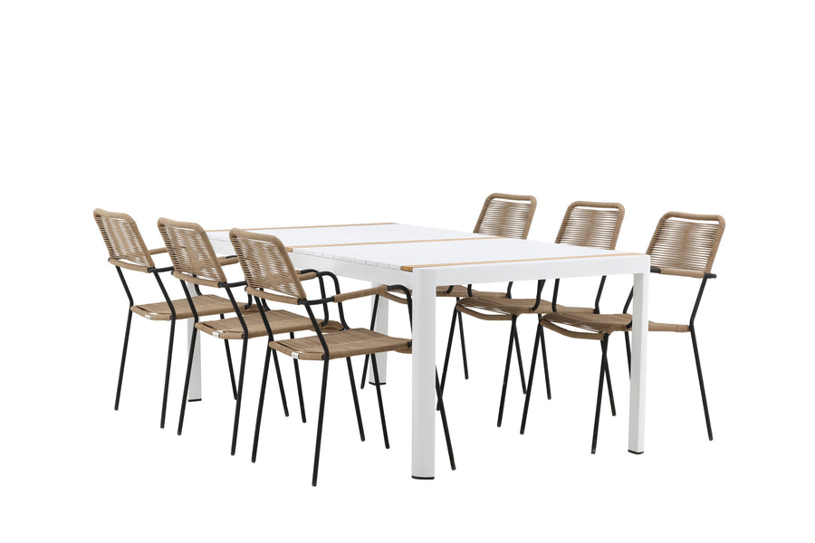 Togo Rektangulær Spisegruppe 