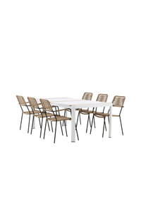 Togo Rektangulær Spisegruppe 