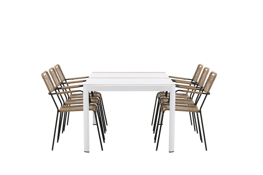 Togo Rektangulær Spisegruppe 