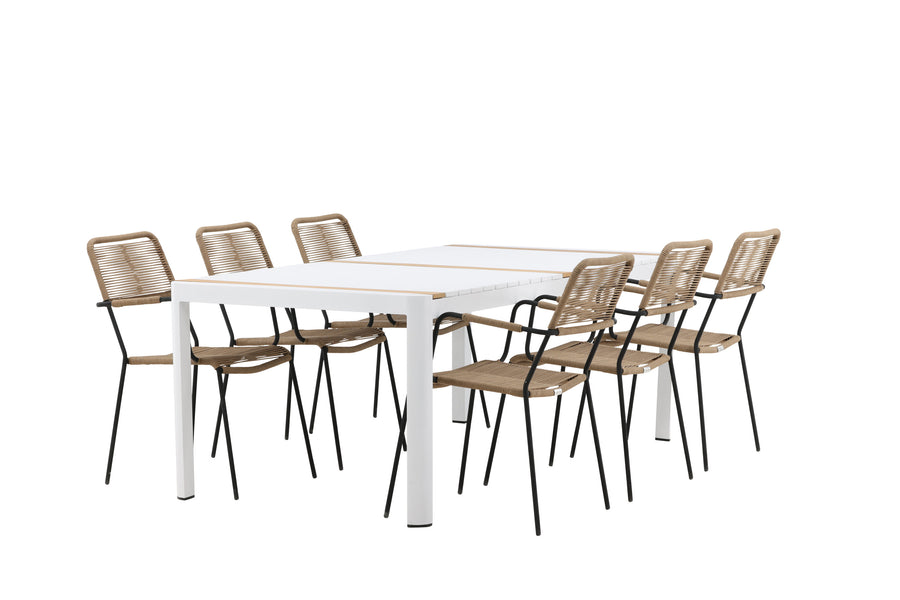Togo Rektangulær Spisegruppe 