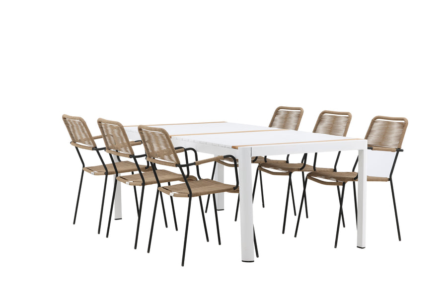 Togo Rektangulær Spisegruppe 