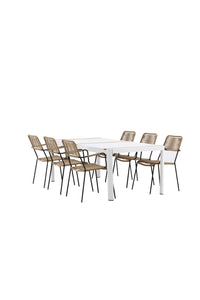 Togo Rektangulær Spisegruppe 