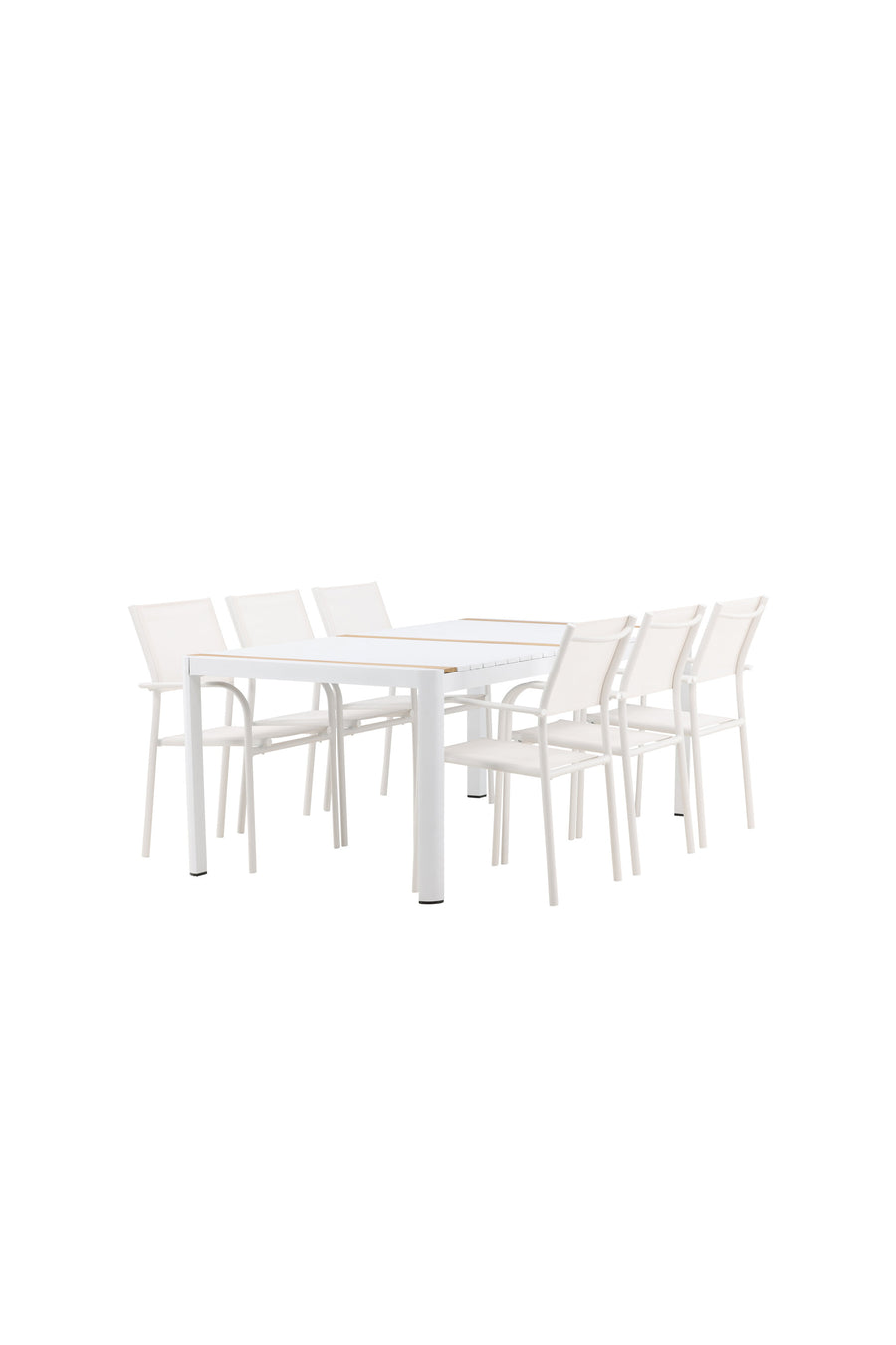 Spisebordet Togo med stolene Santorini 