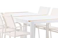 Spisebordet Togo med stolene Santorini 