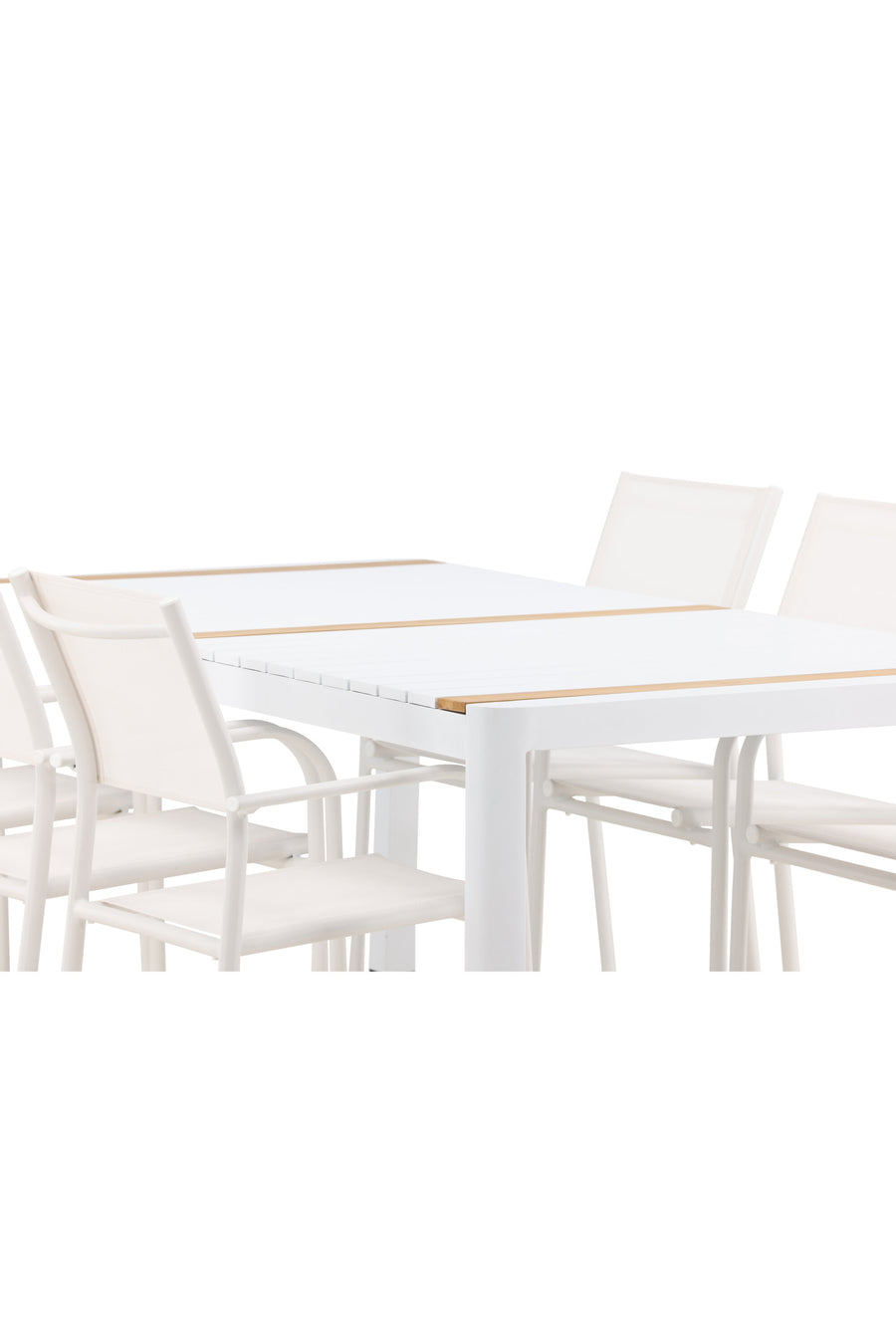Spisebordet Togo med stolene Santorini 