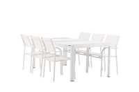 Spisebordet Togo med stolene Santorini 