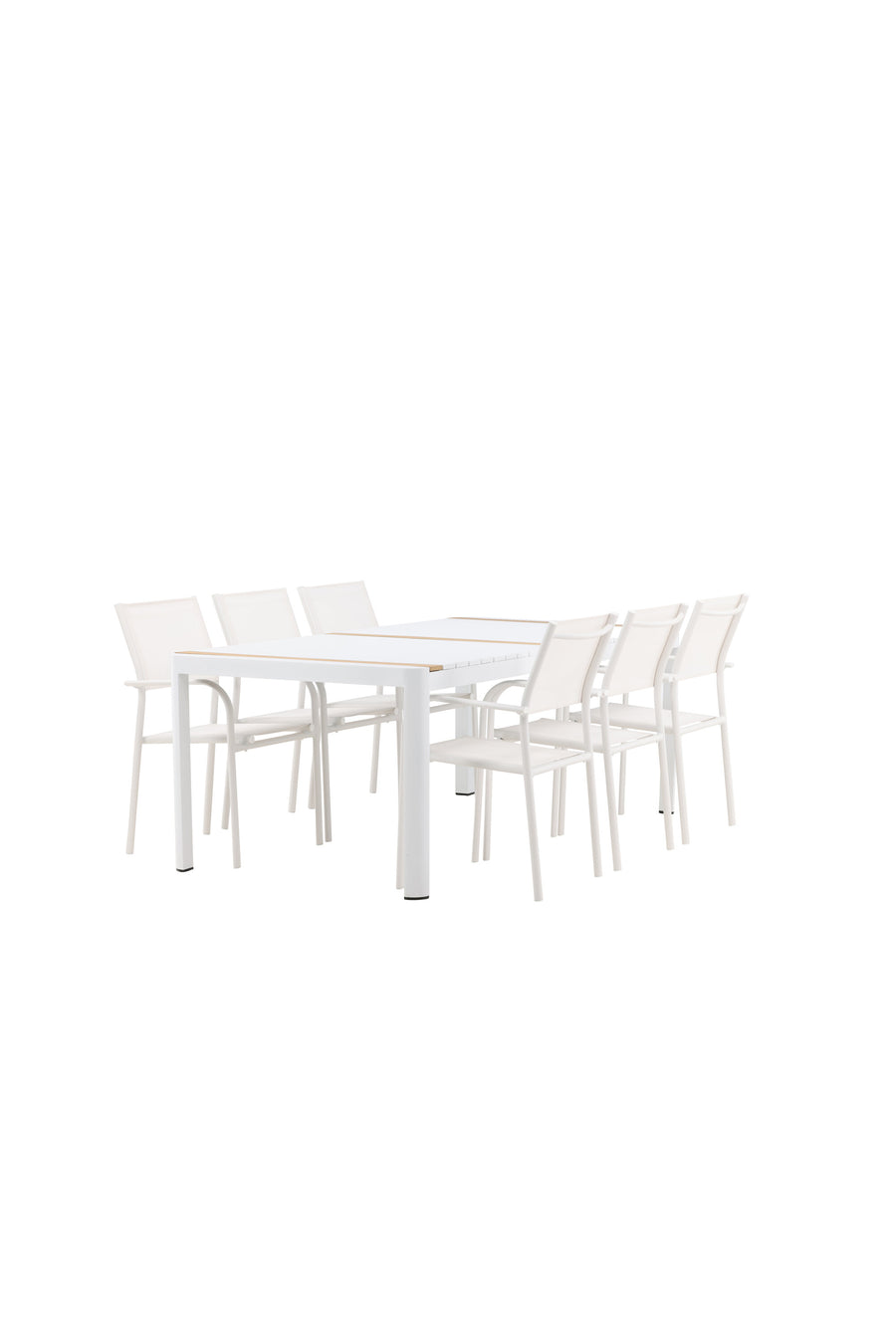 Spisebordet Togo med stolene Santorini 