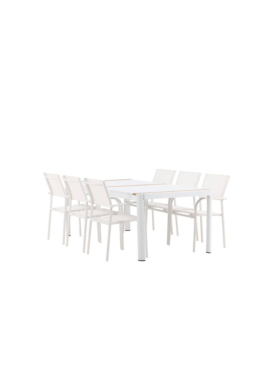 Spisebordet Togo med stolene Santorini 