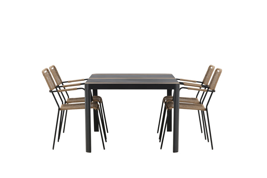 Togo Rektangulær Spisegruppe 