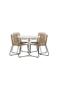 Ensemble de repas rond Lina 