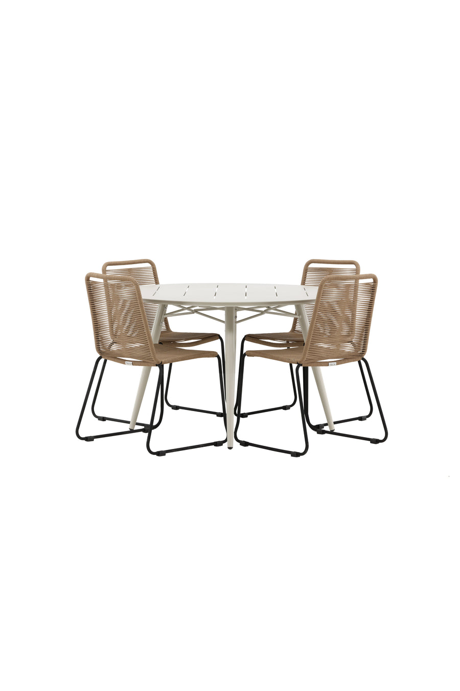 Ensemble de repas rond Lina 