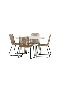 Ensemble de repas rond Lina 