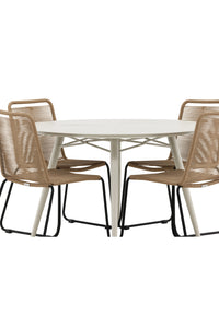 Ensemble de repas rond Lina 