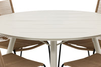Ensemble de repas rond Lina 