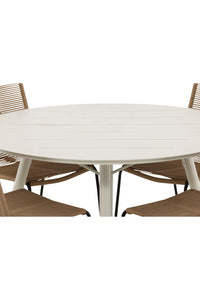 Ensemble de repas rond Lina 