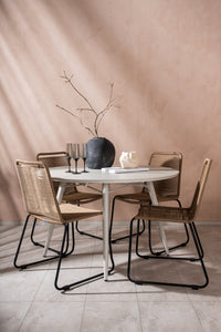 Ensemble de repas rond Lina 