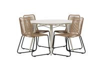 Ensemble de repas rond Lina 