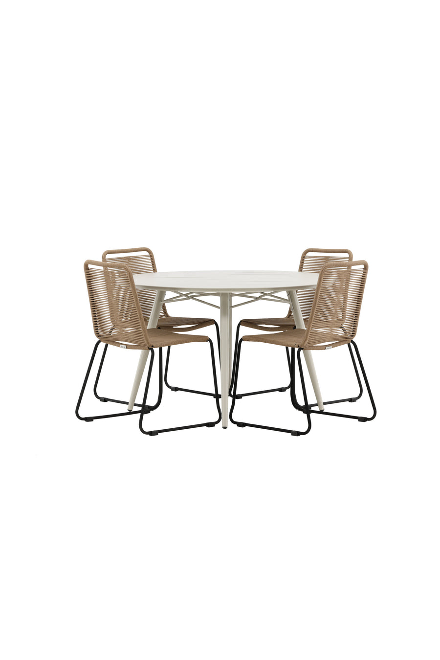 Ensemble de repas rond Lina 